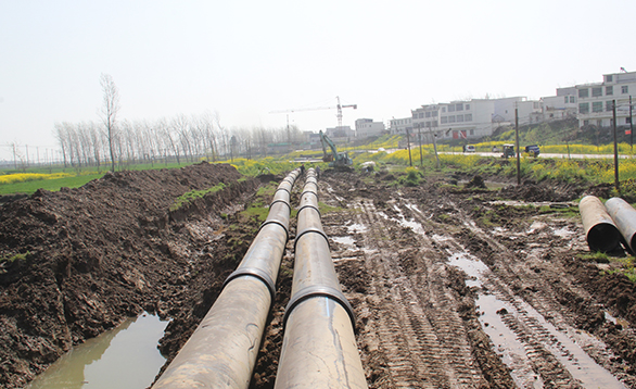 2021年地表水廠PE給水管及鋼絲網骨架復合管輸水管線建設工程